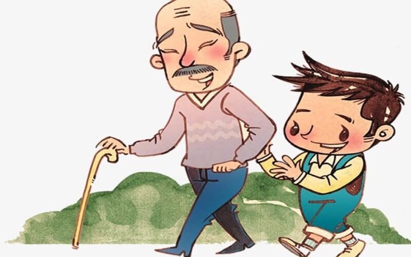 تعبير عن بر الوالدين بالعناصر والأفكار للمرحلة الابتدائية والإعدادية